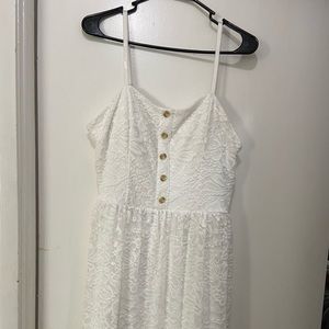 Short White Lace Dress